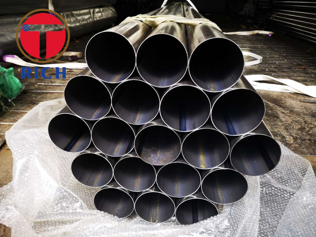 Large Diameter Thin Wall Steel Tubes Round For Heavy Truck Exhaust System